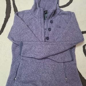 The north face crescent sunset hooded pullovrr